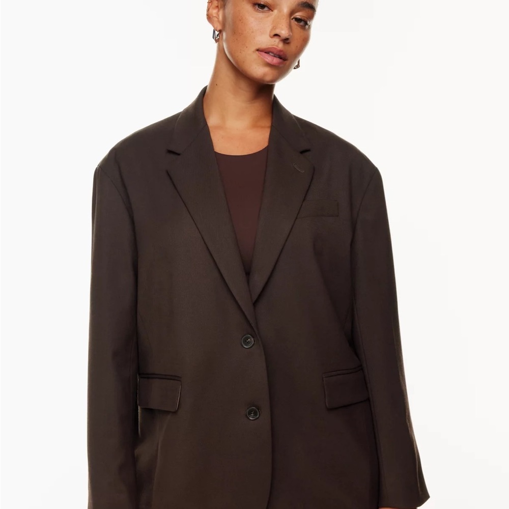 chocolate brown blazer